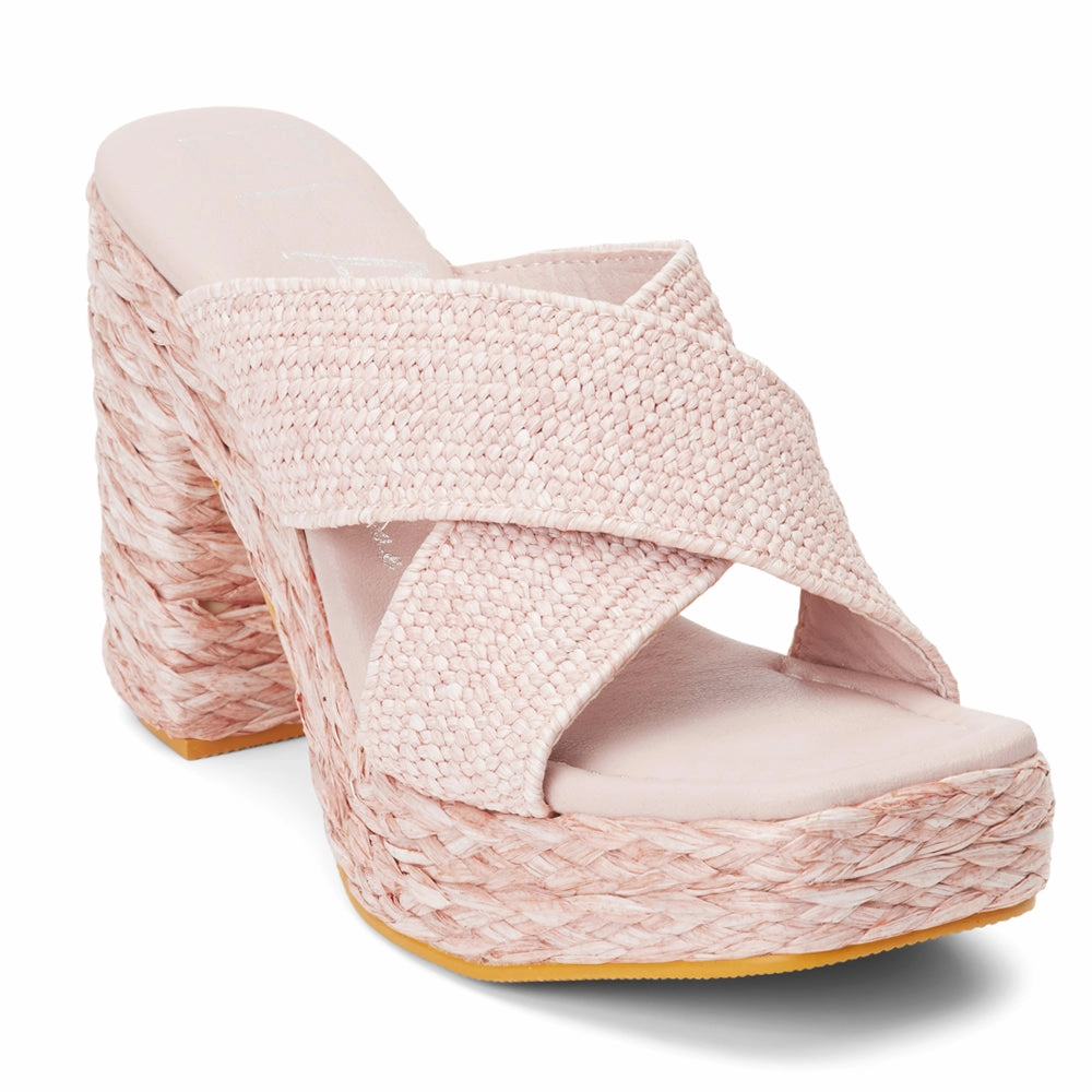 Gift Idea Caravan Block Heel Platform Espadrille Sandals
