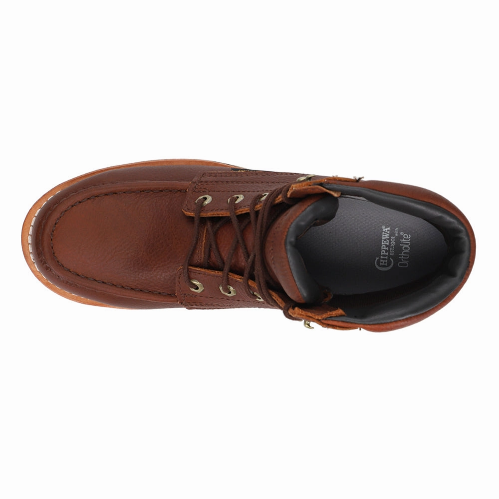 Heavy Duty Cushioning Comfort Mesh Footwear Edge Walker 6 Inch Waterproof Nano Composite Toe Lace Up Wedge Boots