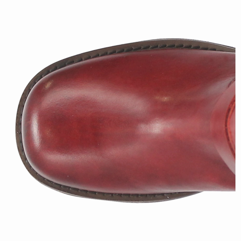 Blacklist Tooled Inlay Round Toe Pull On Motorcycle Boots football players - specific functions