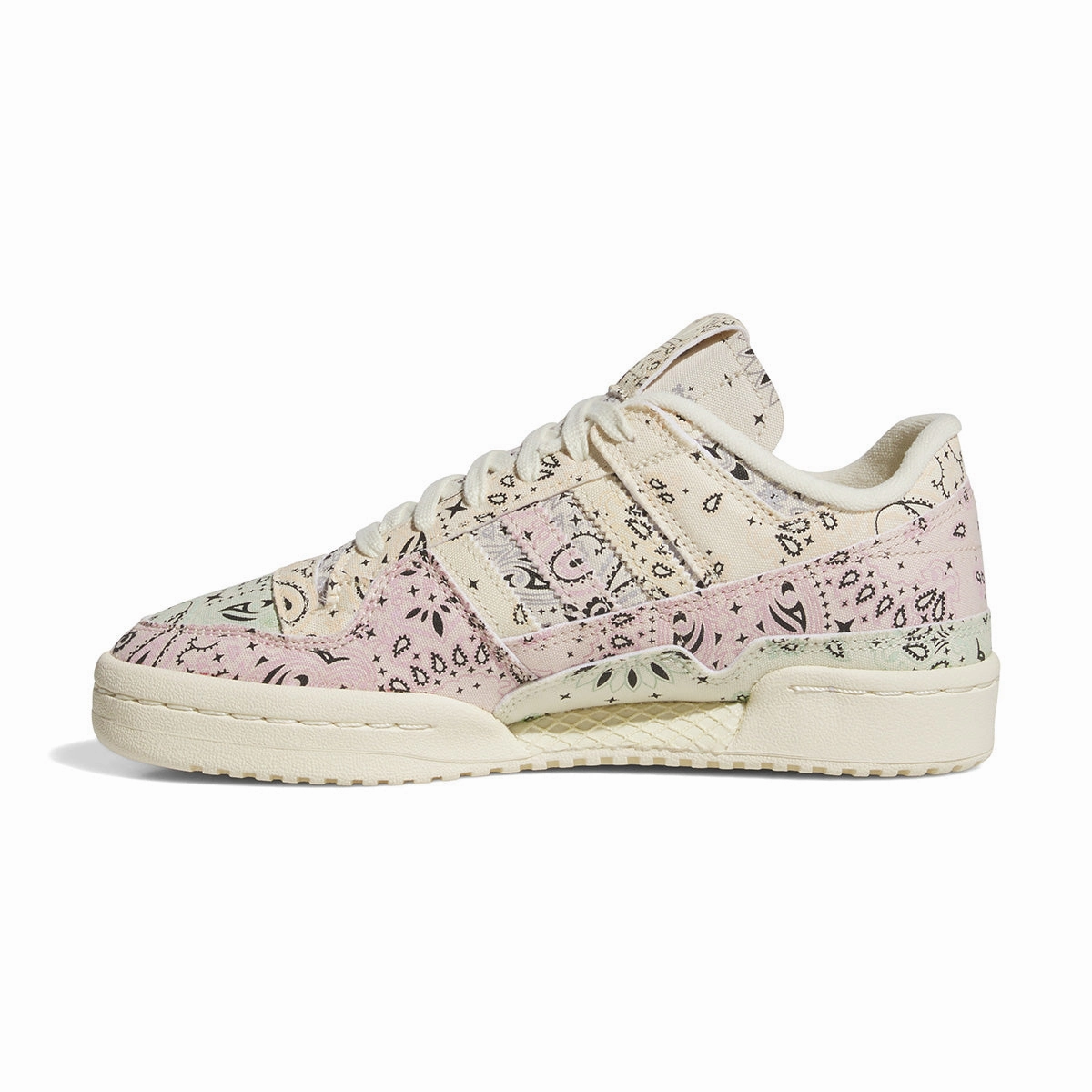 Wmns Forum 84 Low CL 'Paisley Warm Vanilla' Ventilation Ports