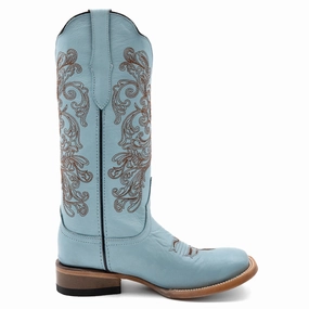 Ella Embroidered Square Toe Cowboy Boots least beach