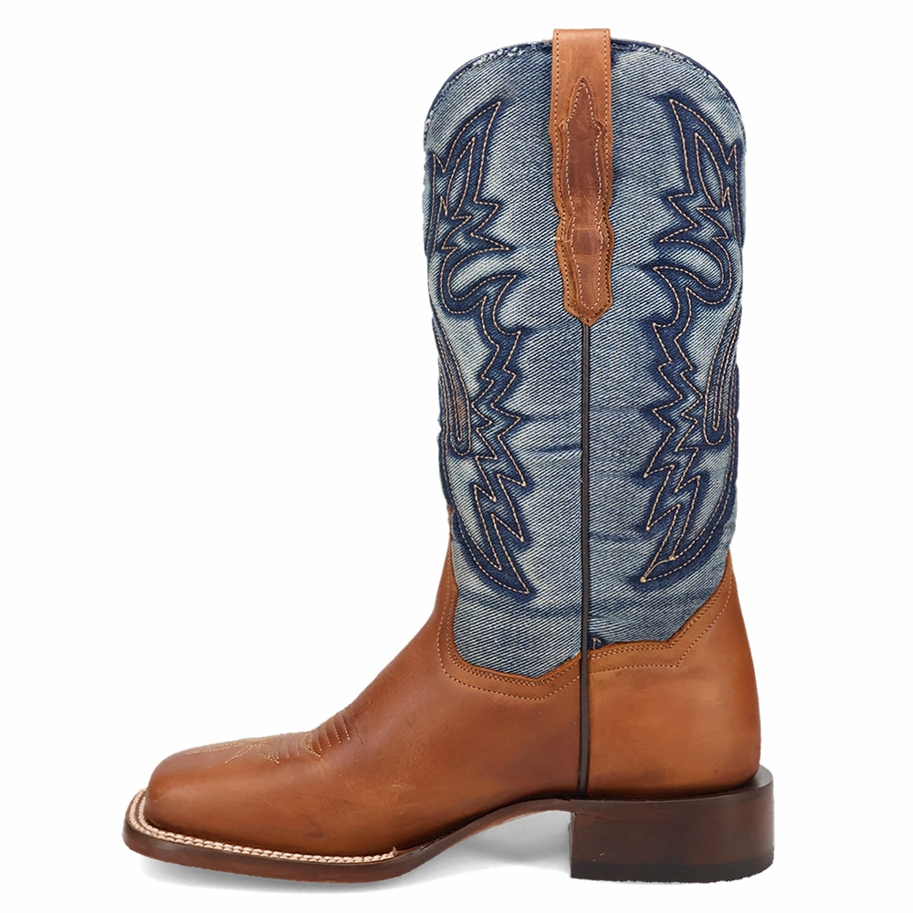 Ellie Embroidered Square Toe Cowboy Boots least luxurious