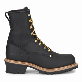 Rugged Sole Elm Unlined 8 Inch Electrical Soft Toe Logger Work Boots