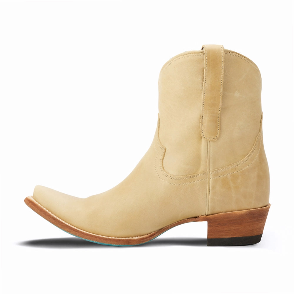 Emma Jane Snip Toe Cowboy Bootie Reinforced Arch Plate