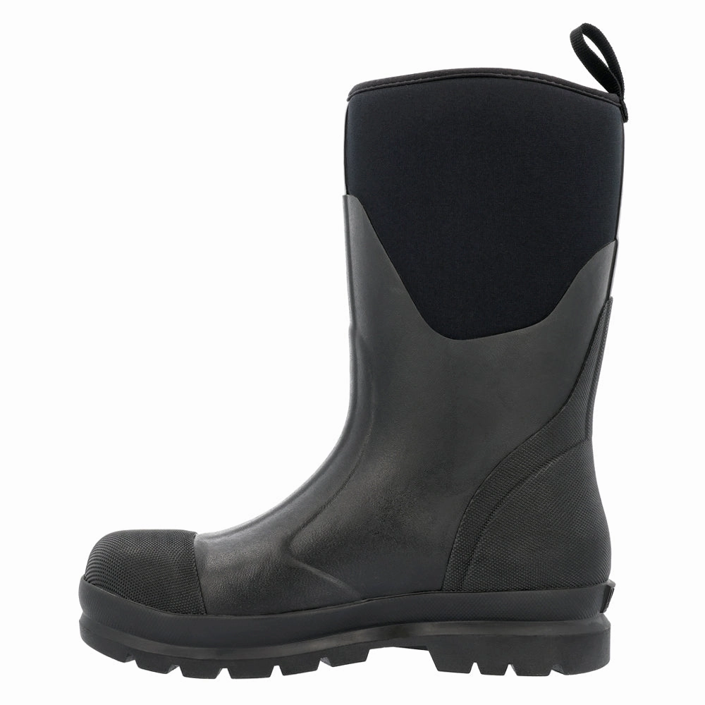 Chore Mid 12 Inch Waterproof Steel Toe Work Boots Slip On Convenience Anti Fatigue Midsole