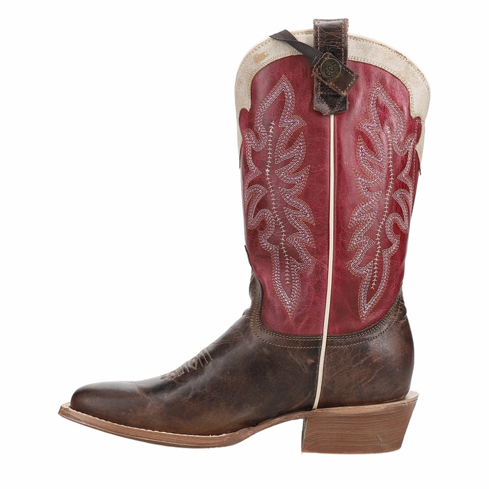 Mobility Ride 'em Cowgirl CCS Embroidered Square Toe Cowboy Boots