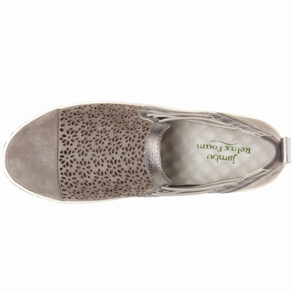 Erin Floral Cut Out Slip On Sneakers Timeless Performance Anti Fatigue Midsole