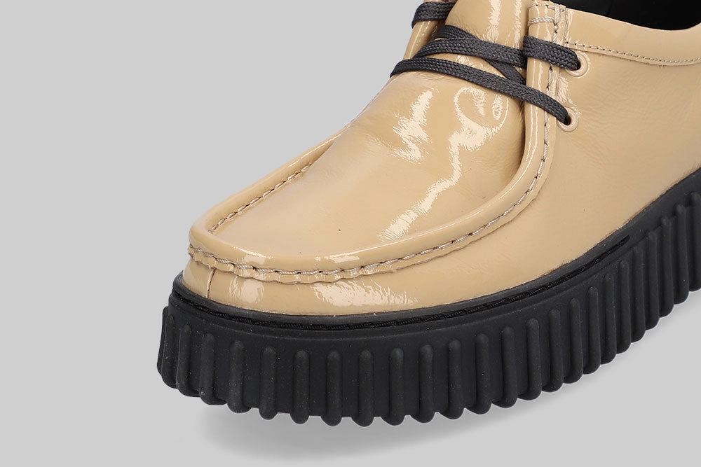 Women's Clarks Torhill Bee 'Beige Patent' Breathable Outsole