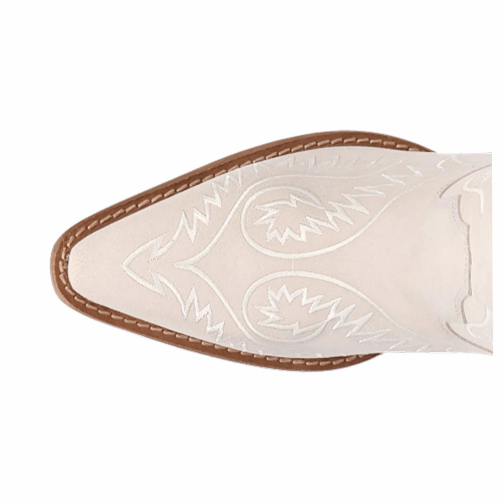 Evita Southwest Embroidered Snip Toe Cowboy Boots thick - soled Classy comfort