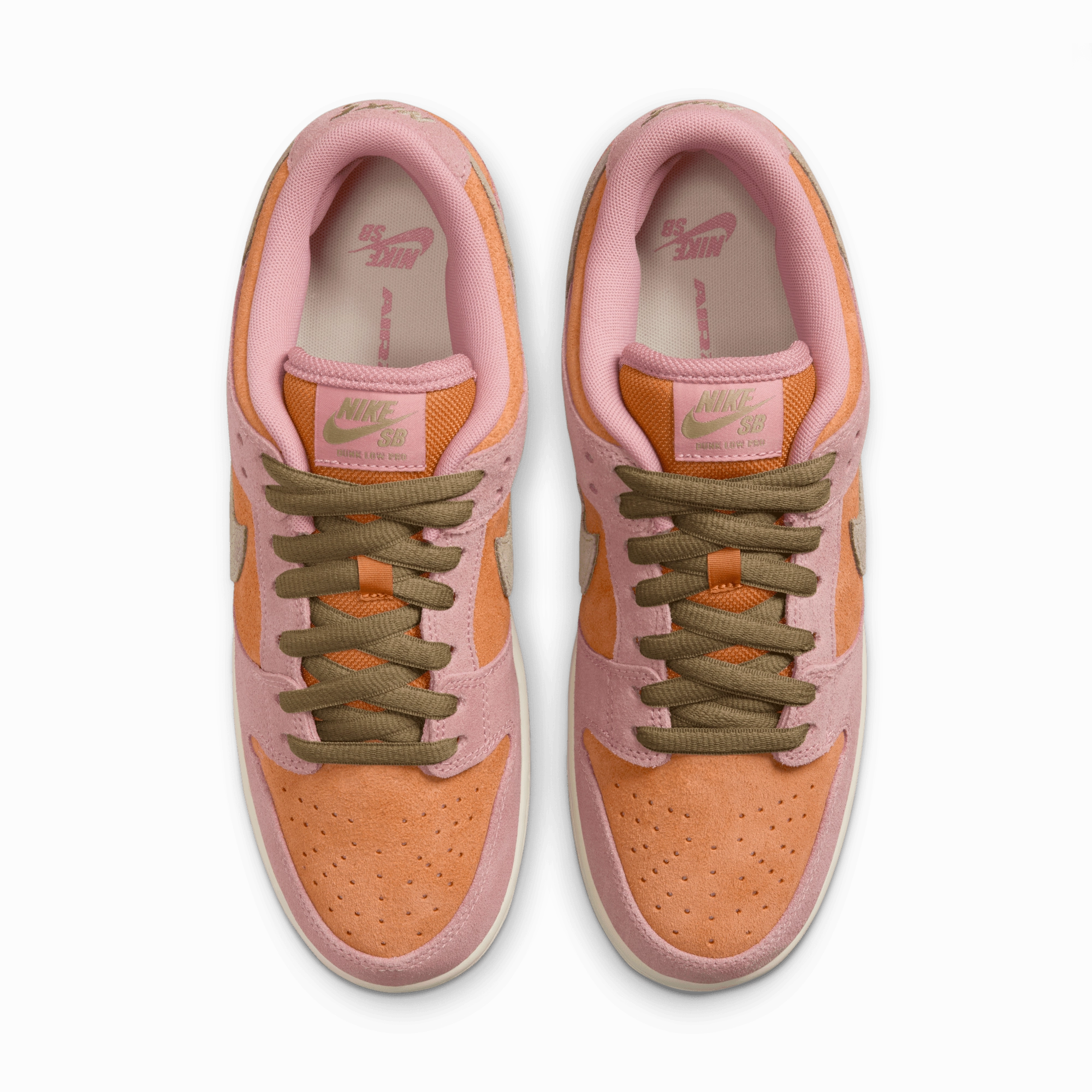 SB Dunk Low 'Red Stardust' toe - box - level Neutral Motion Control