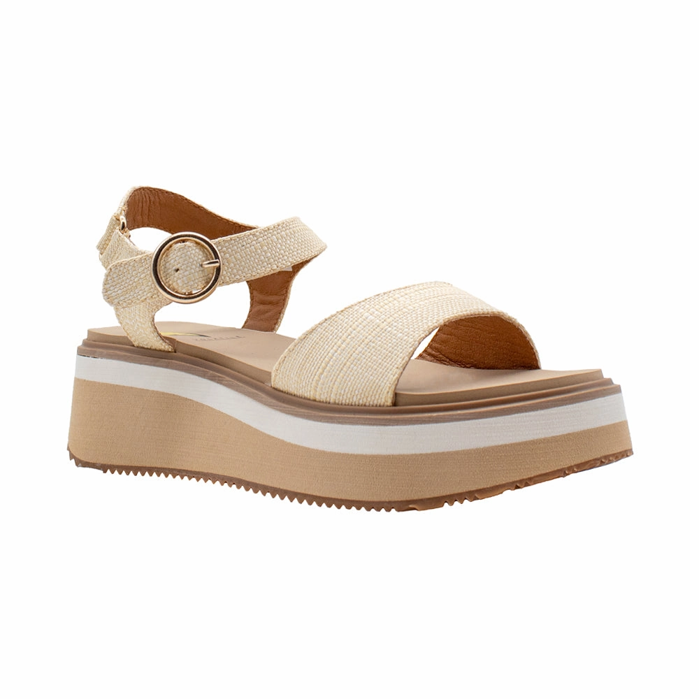 Antimicrobial Porcini Wedge Sandals