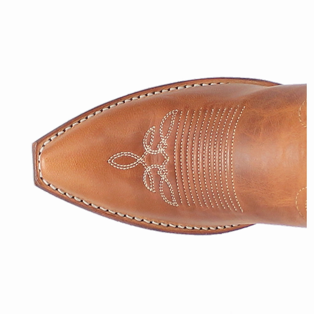 Farah Embroidered Snip Toe Pull On Cowboy Boots adults' most outdoor