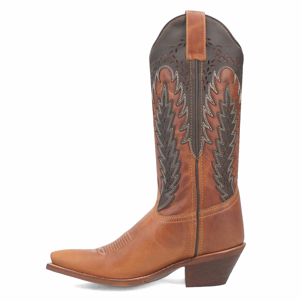 Farah Embroidered Snip Toe Pull On Cowboy Boots dullest Tall