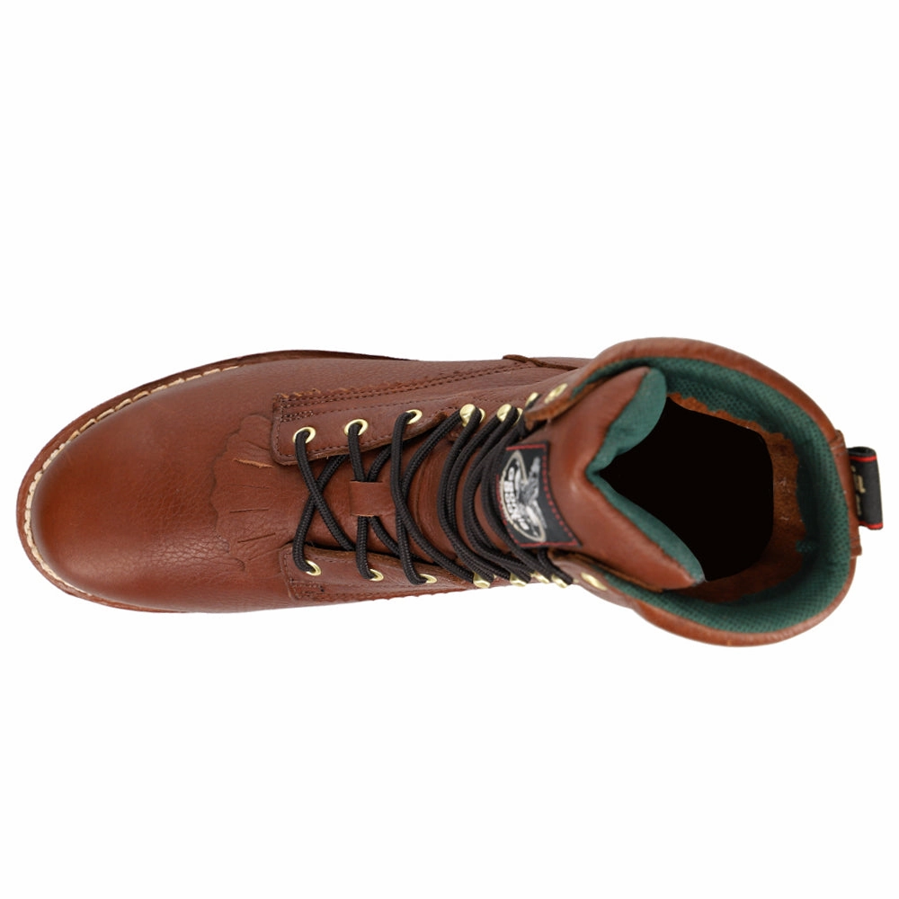 Farm & Ranch 8 Inch Oil Resistant Soft Toe Work Boots Secure Footing Comfort Cushioning