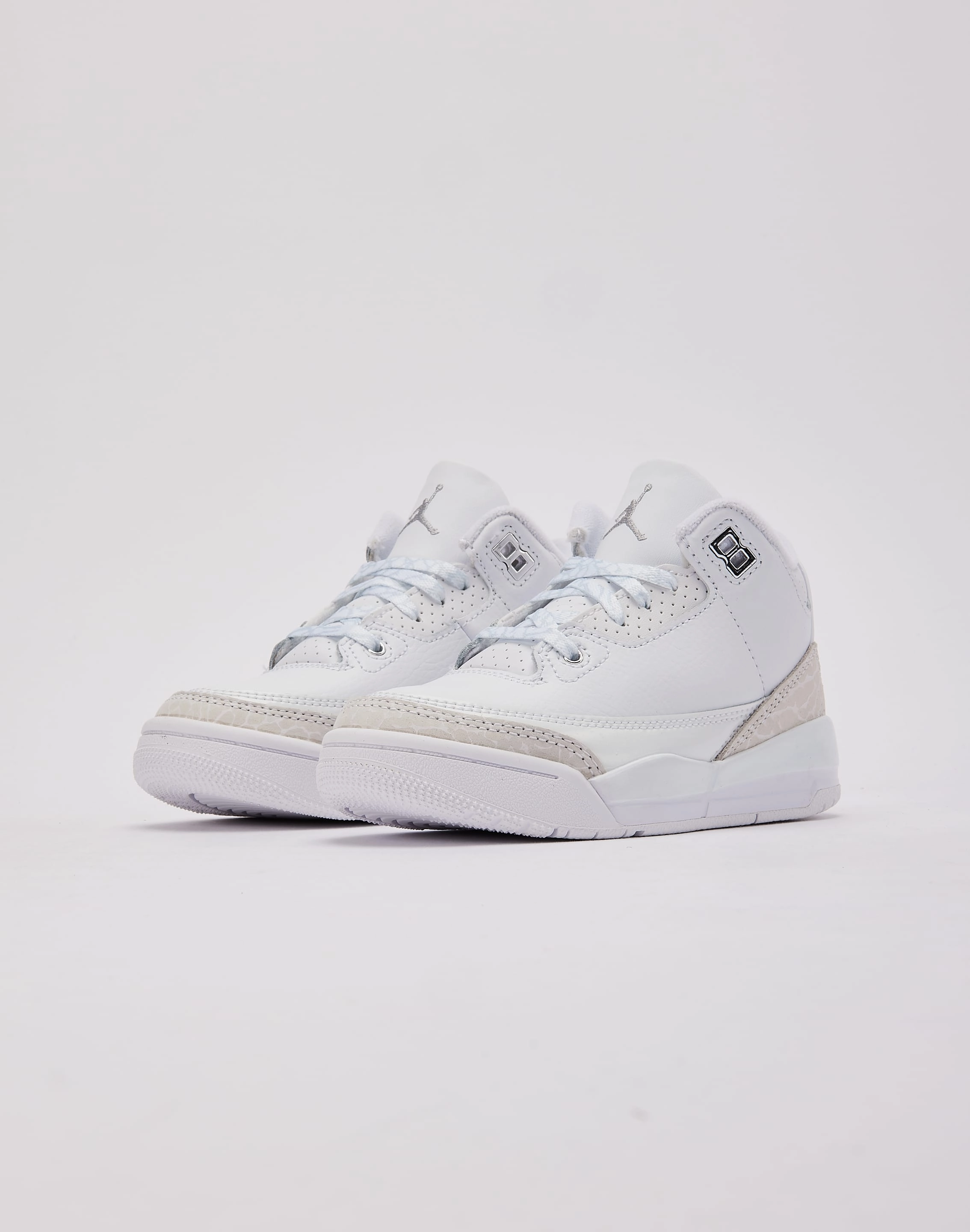 Jordan Air Jordan 3 Retro 'Pure Money' Pre-School StainResistant Reinforced Eyelet Durability