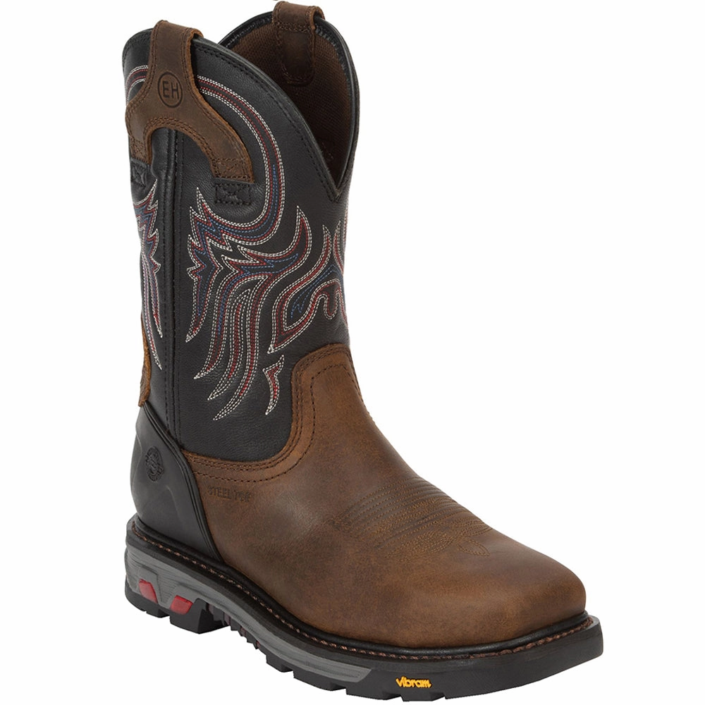 Tanker 11 Inch Steel Toe Work Boots Secure Traction