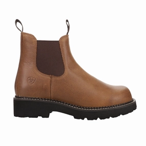 Water Resistant Seams Multi-functional durability Fatbaby Twin Gore Round Toe Pull On Chelsea Boots