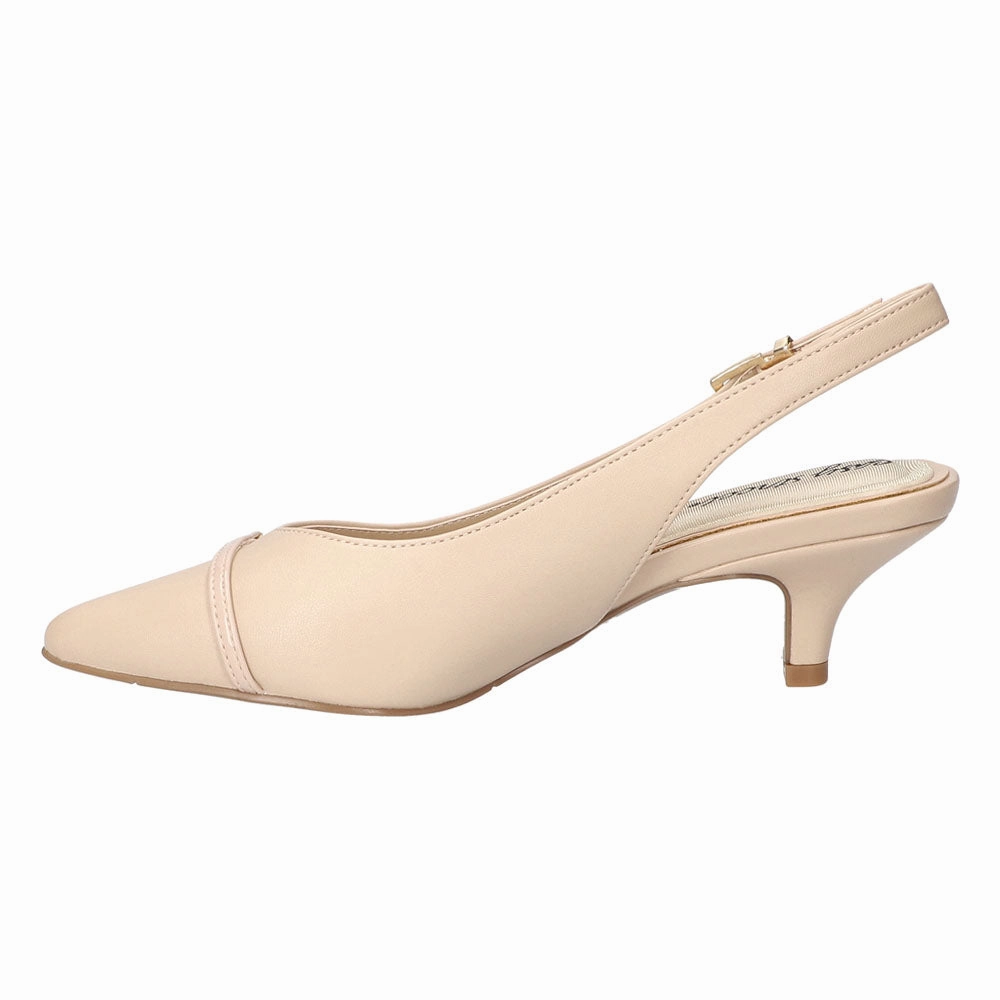highly recommended Feena Pointed Toe Kitten Heel Slingback Pumps