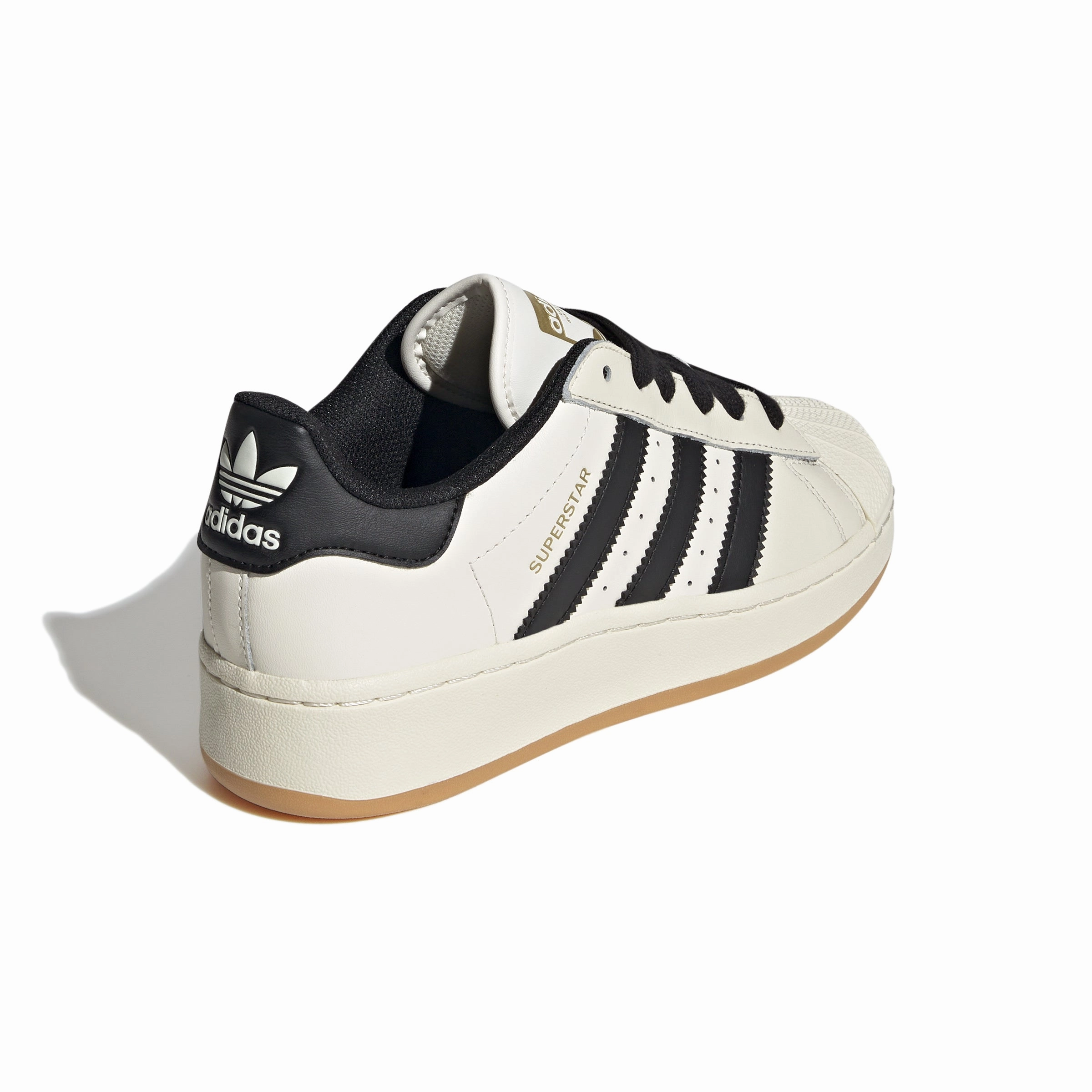 Wmns Superstar XLG 'Cream White Core Black' skaters' balance Flexible Midsole Cushioning