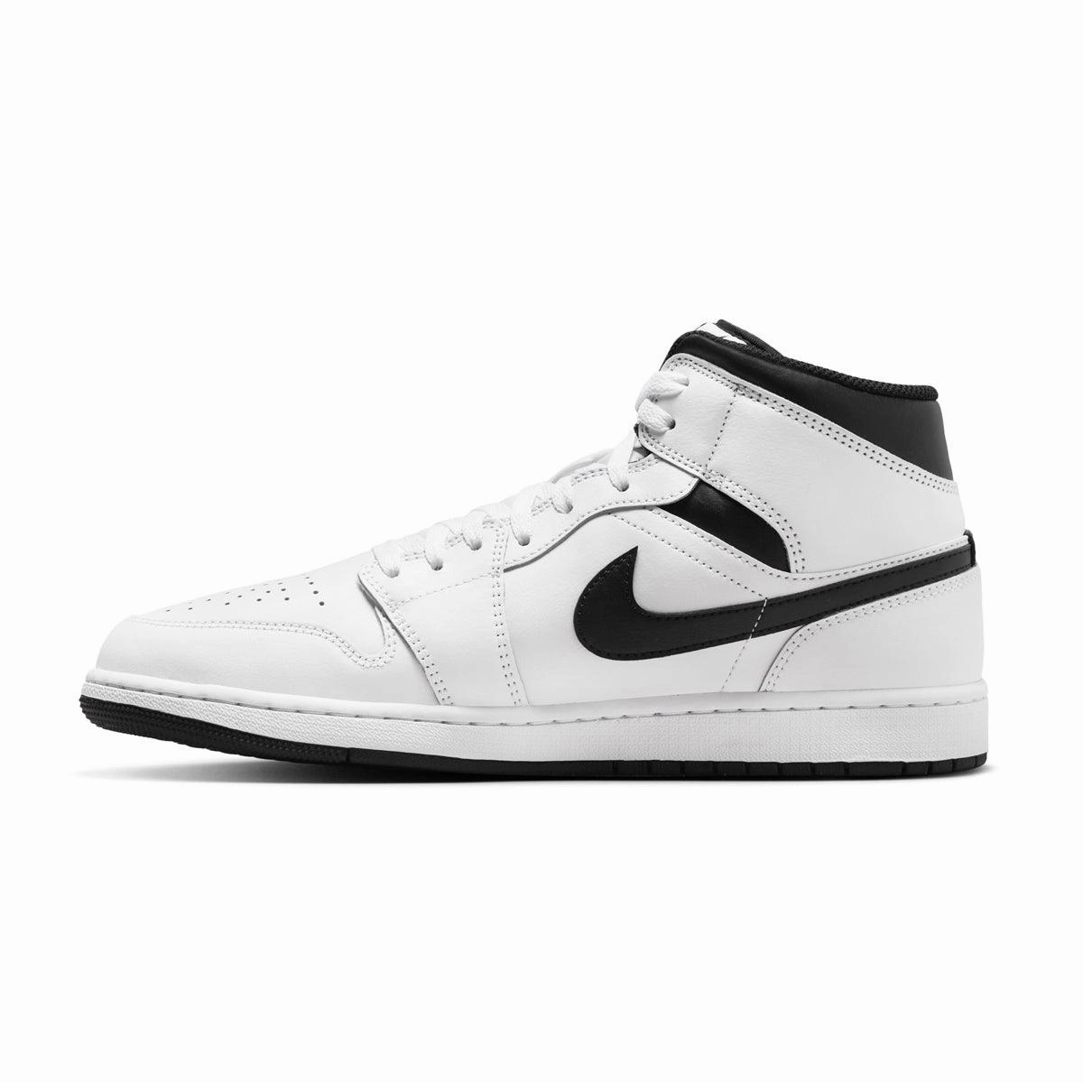 Compression Resistant Fiber narrow - fit Air Jordan 1 Mid 'White Black'