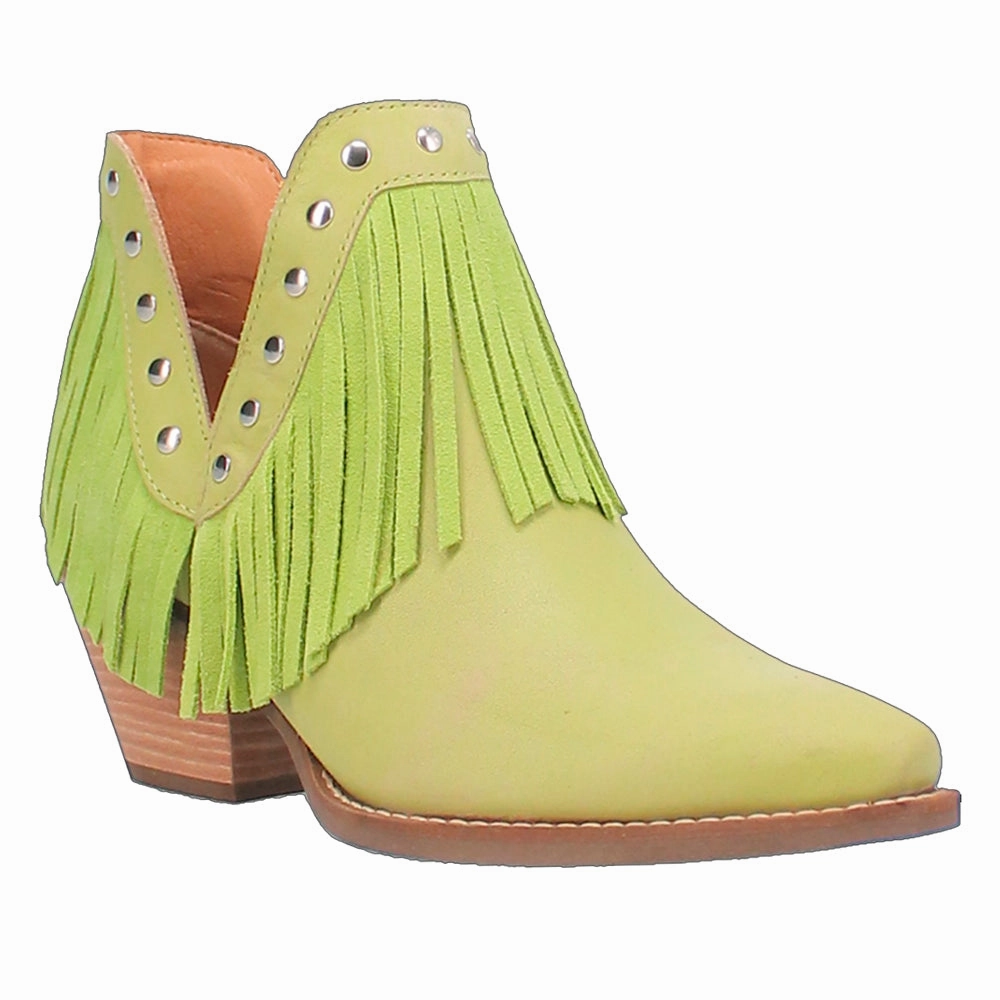 Breathable Ventilation Fine N' Dandy Fringe Snip Toe Cowboy Booties