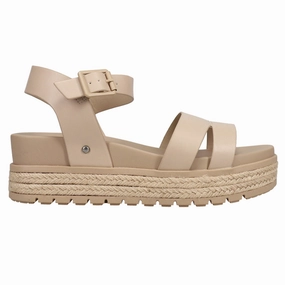 Knia Ankle Strap Espadrille Platform Sandals Arch support structure