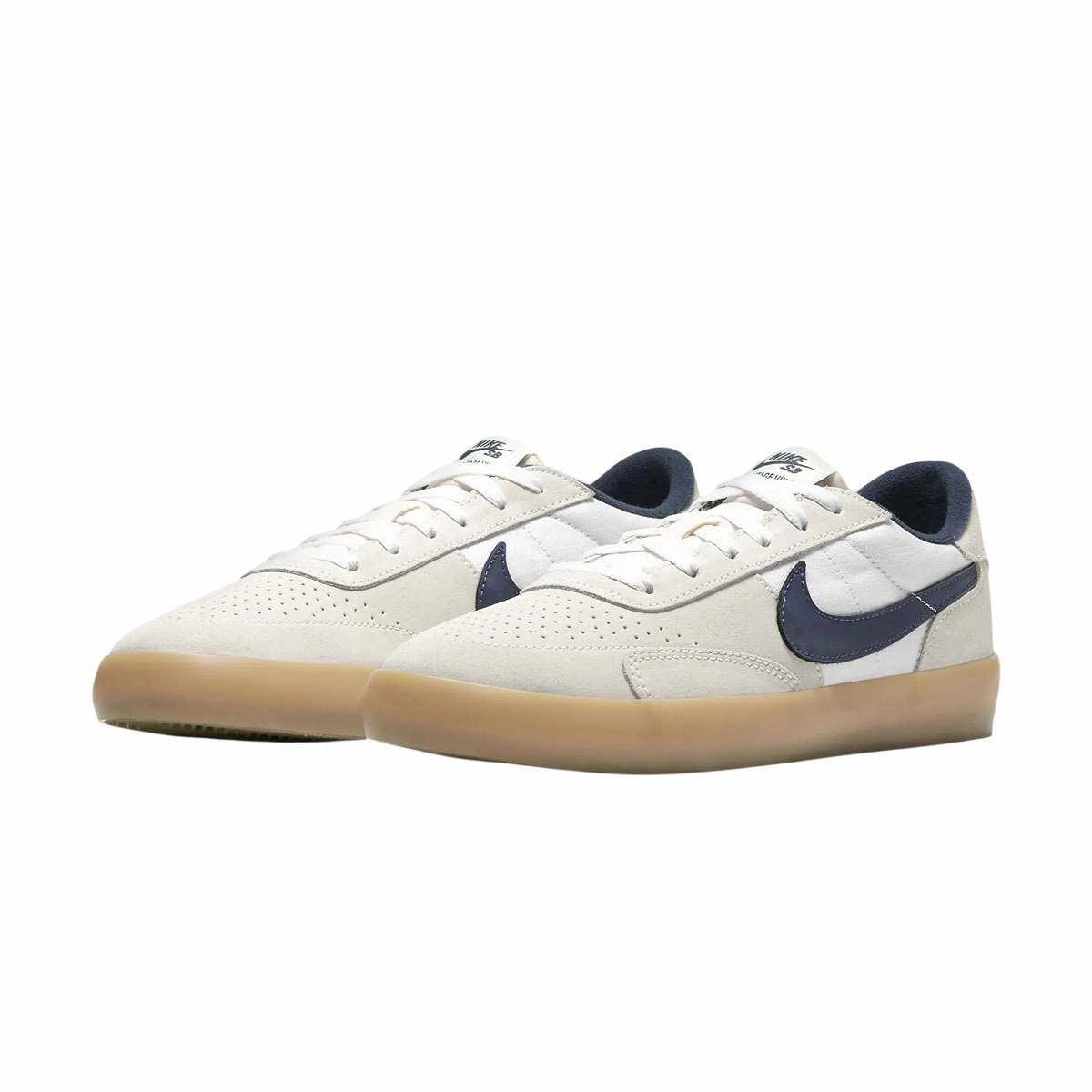 SB Heritage Vulc 'Cloud White Navy' helpful wide - fit
