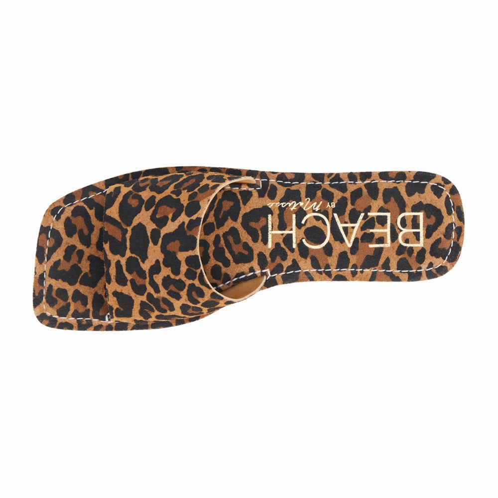 hiking - specific functions Non Tangling Lacing Bali Leopard Print Slide Flat Sandals