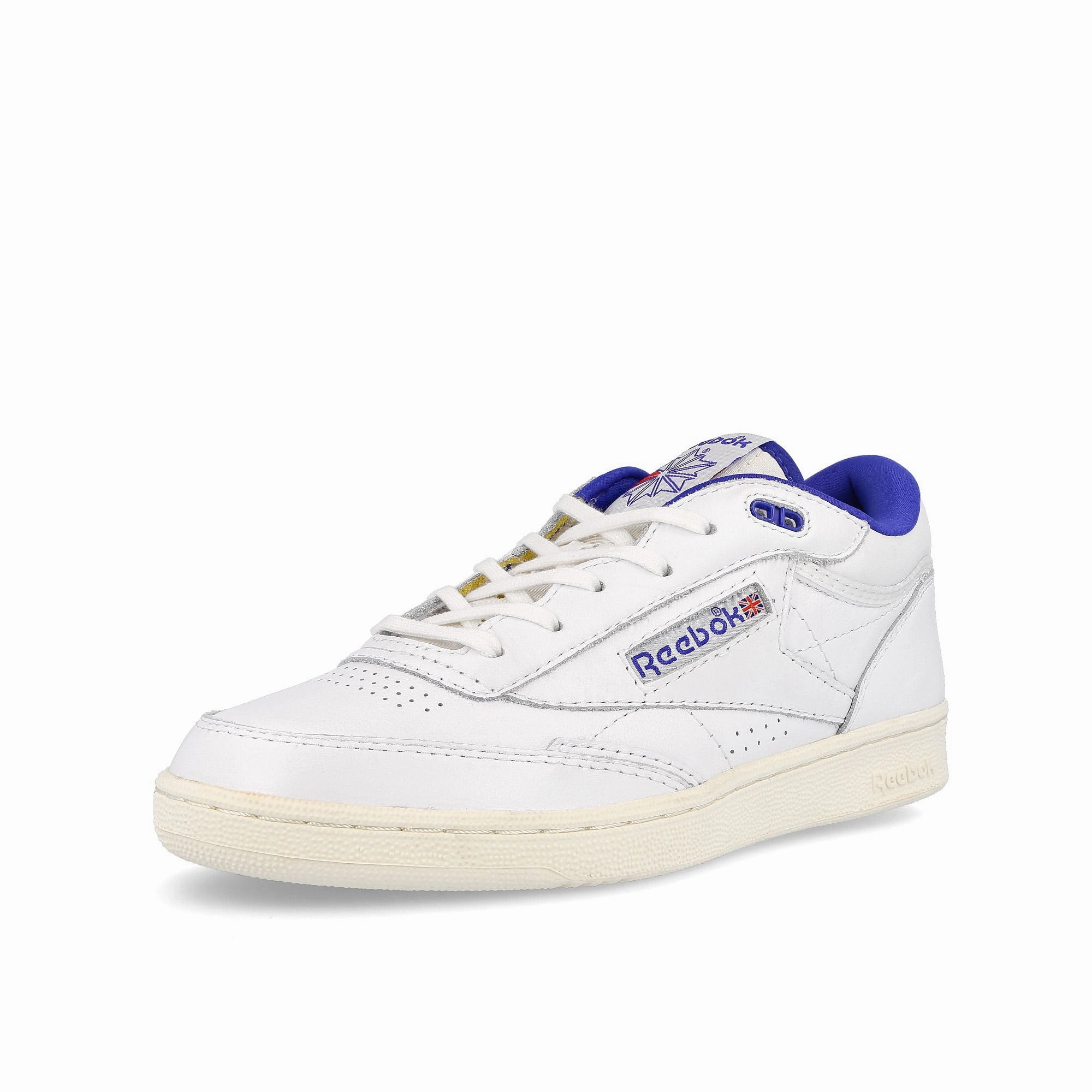 club c mid ii vintage Extended Heel Counter Micro Perforated Vamp