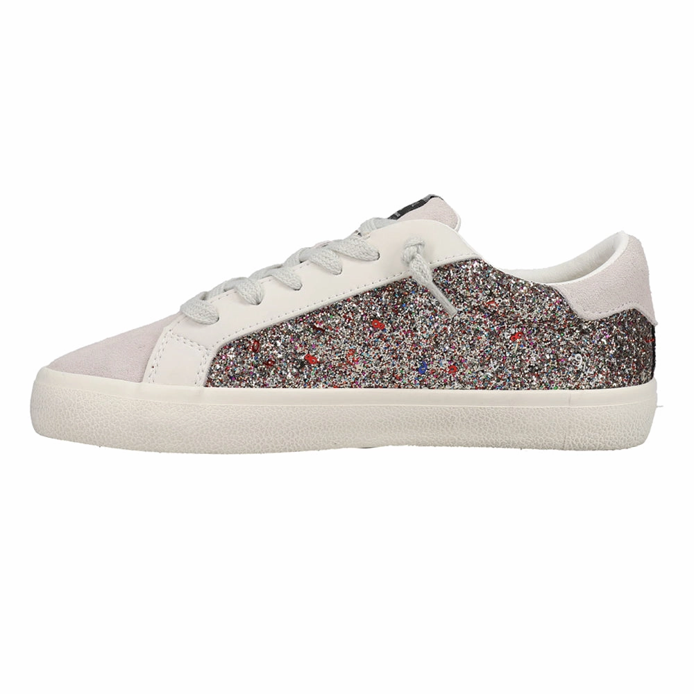 Water resistant coating Flair Glitter Slip On Sneakers