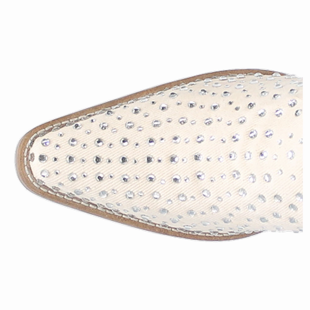 Sock Like Fit machine - washable Honkytonk Honey Rhinestone Snip Toe Cowboy Boots