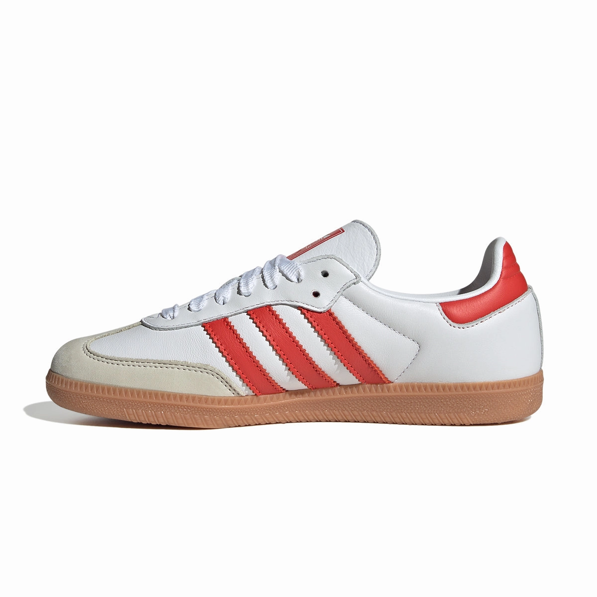 Wmns Samba OG 'Cloud White Solar Red' Shock-absorbent look Shock absorption tech