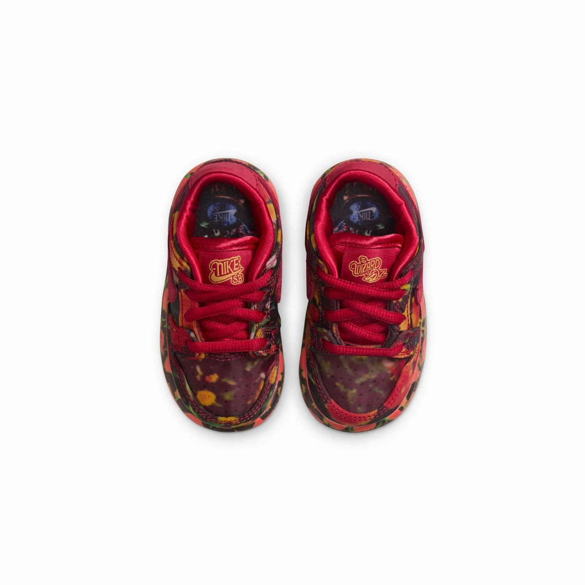 Hypoallergenic Insoles   Wizard of Oz Toddlers SB Dunk Low Pro 'Poppy Fields'