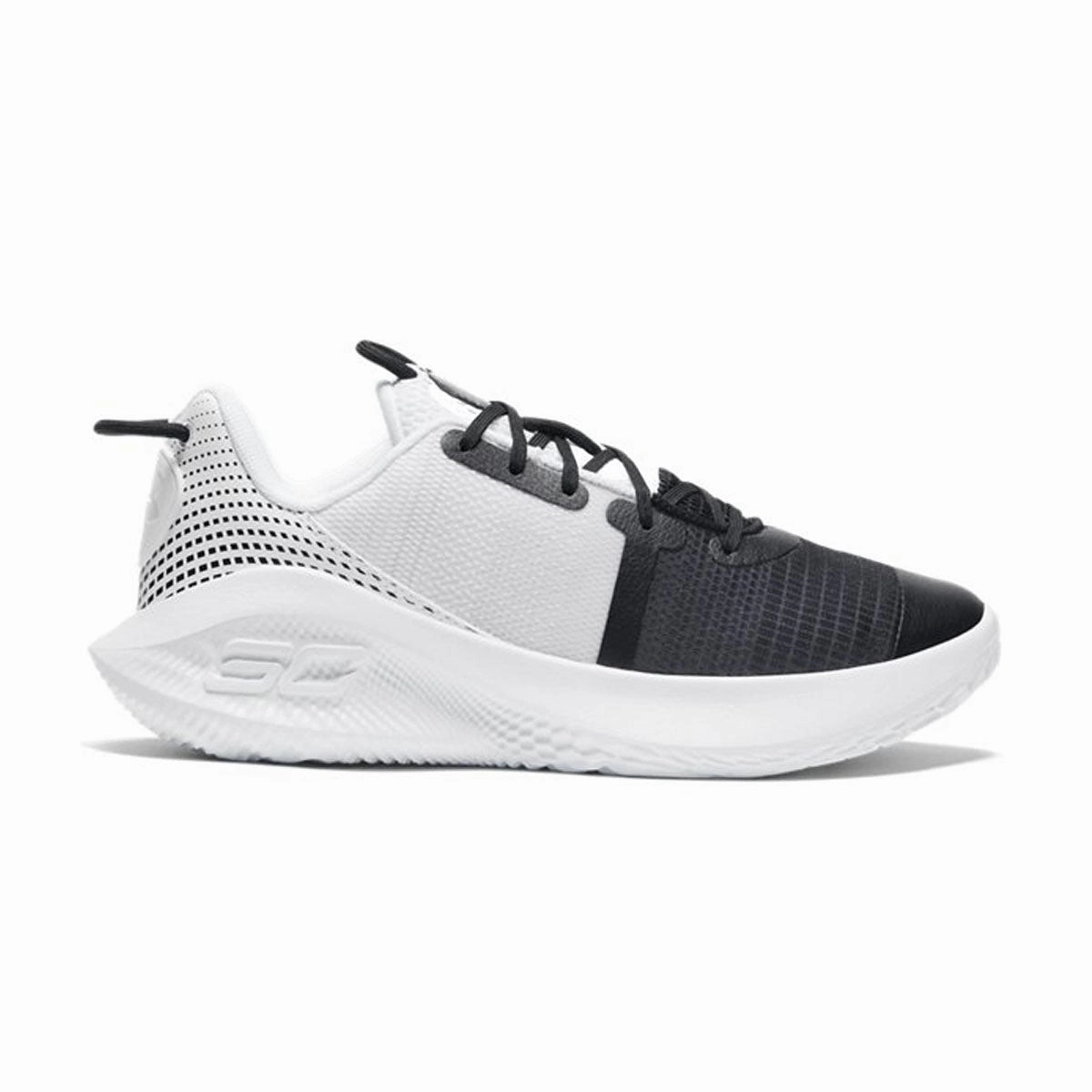 formal - style Adaptive Lacing System Curry 6 Flotro 'Black White'