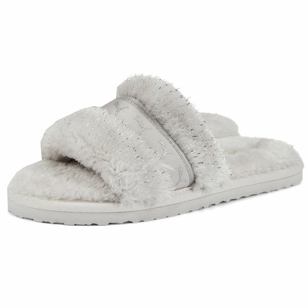 Fluff Remix Star Slide Sandals whole - size Boosted flair