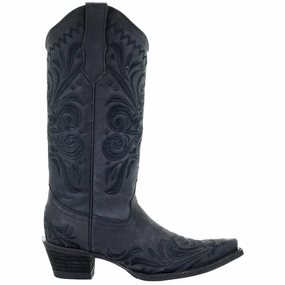 Filigree Embroidery Snip Toe Cowboy Boots Breathable piece football - style
