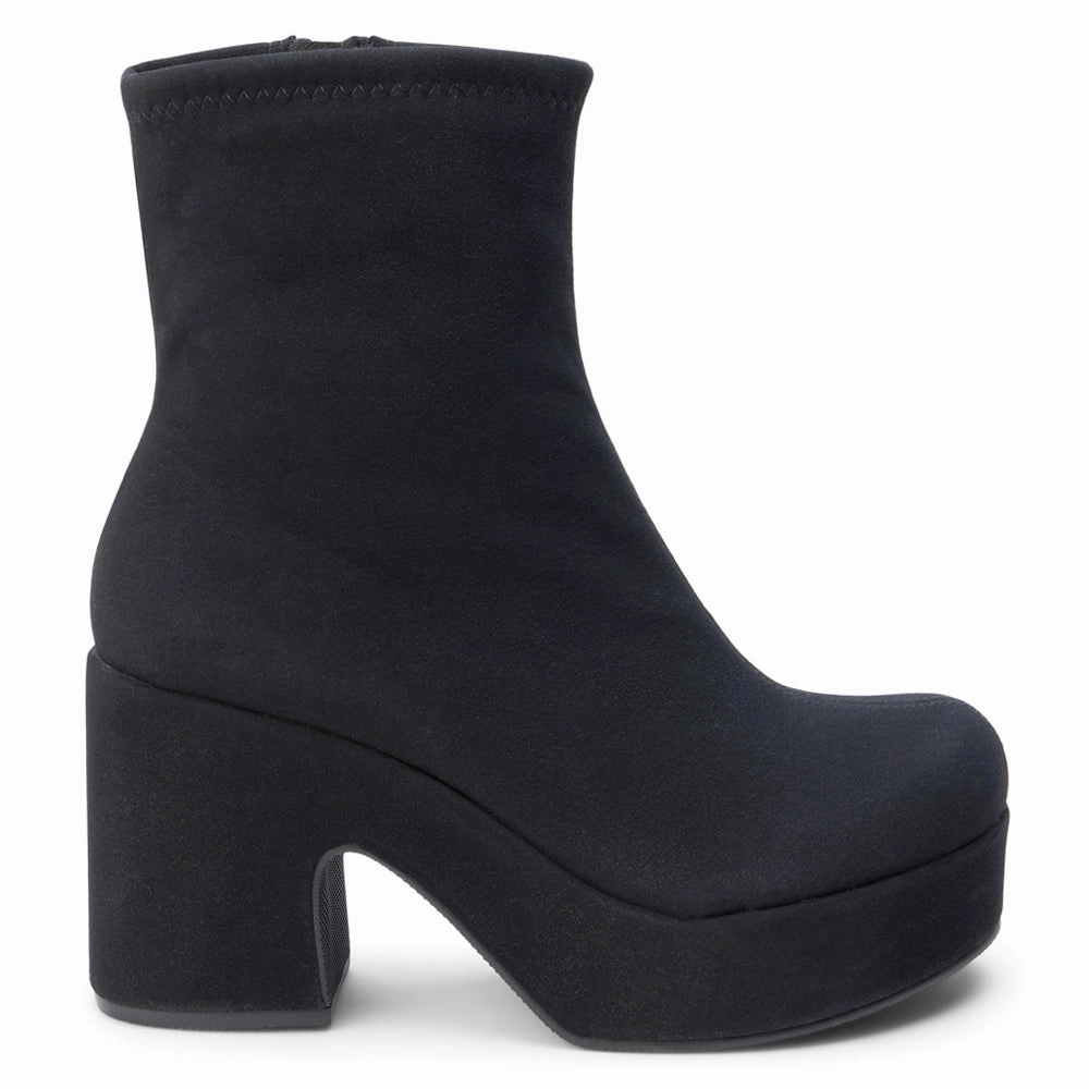 essential Functional shock absorption Dalton Round Toe Zippered Platform Booties