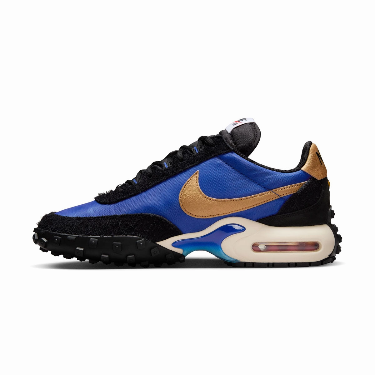 Quick Drying Interior All-around comfort Air Max Waffle SP 'Black Hyper Blue'