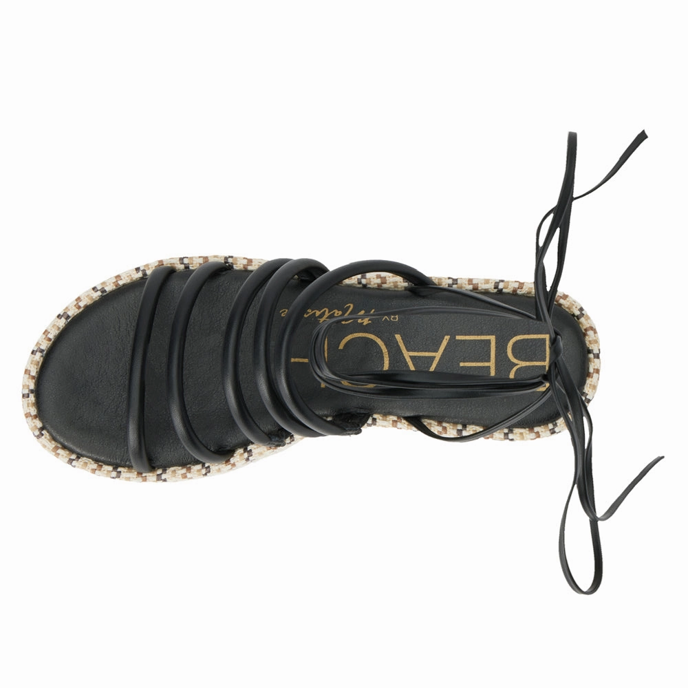 Eli Ankle Strap Platform Sandals Zero Drop Platform