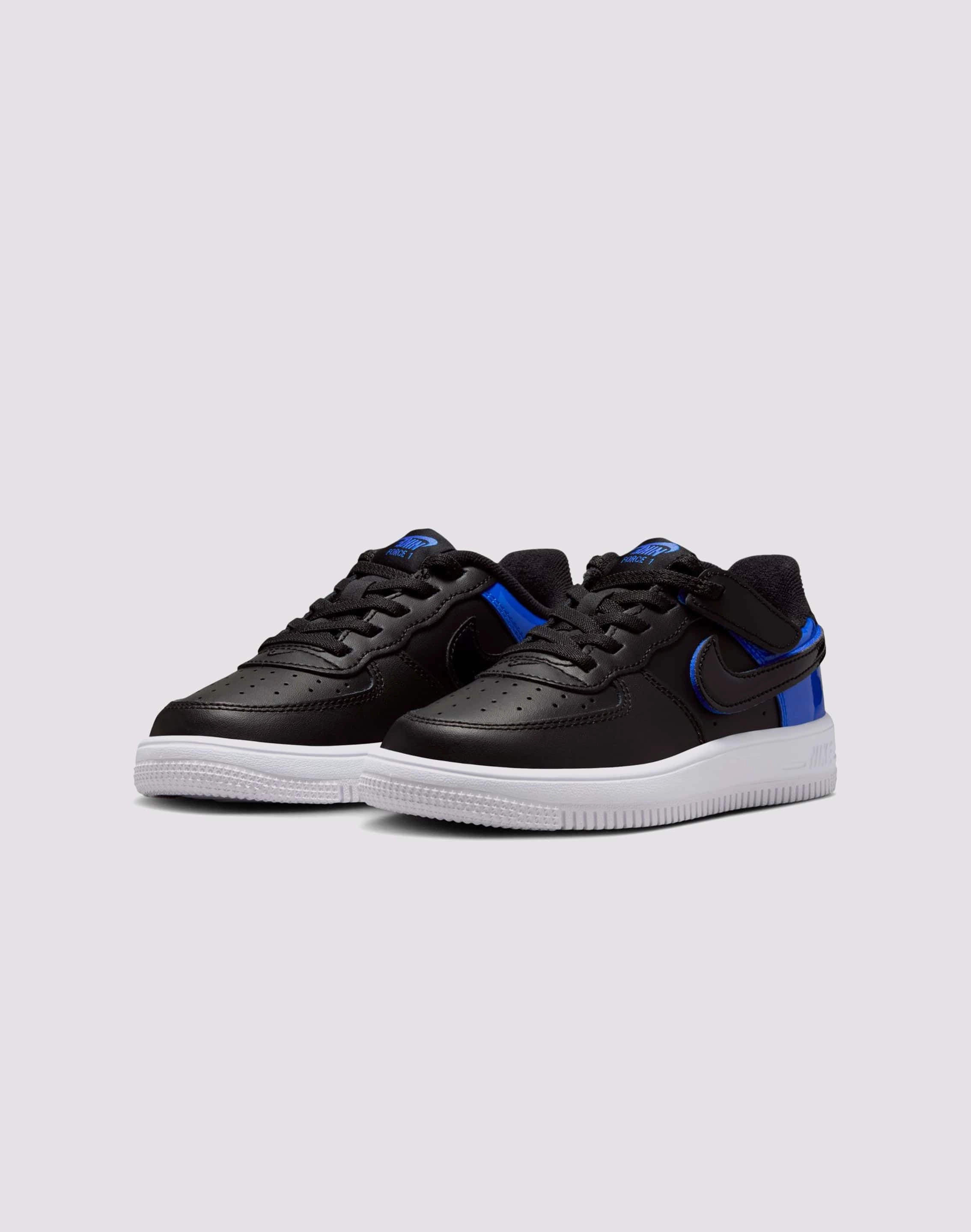 Party outfits for children Ultra Light Framework Nike Air Force 1 Low EasyOn Todddler Boys' "Black/Racer Blue/White"