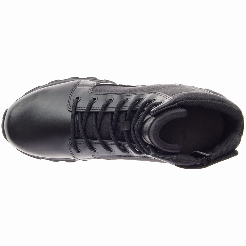 Fuse Mid 8 Inch Slip Resistant Soft Toe Work Boots Fashionable Look