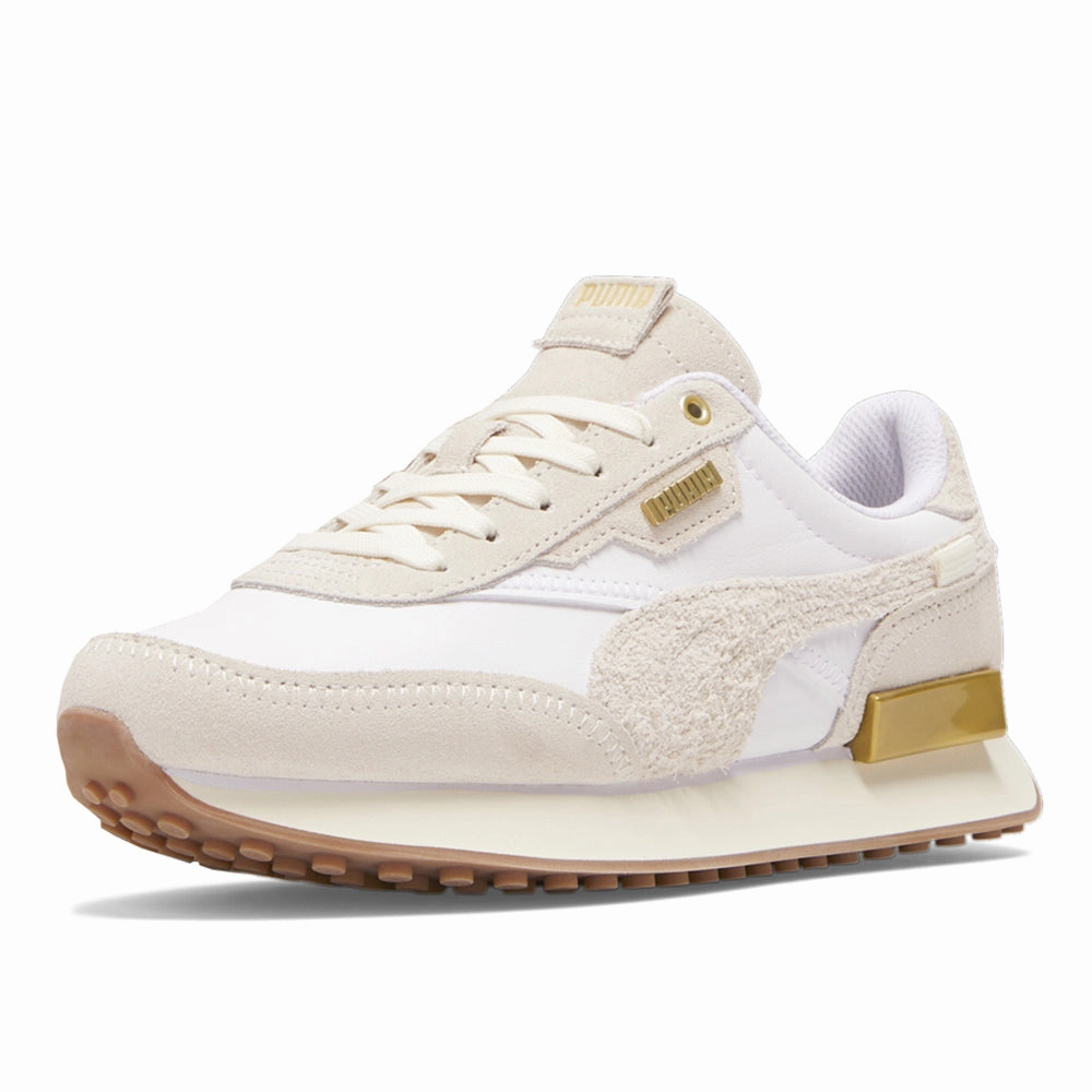 embossed Waterproof Technology Future Rider PEB Lace Up Sneakers