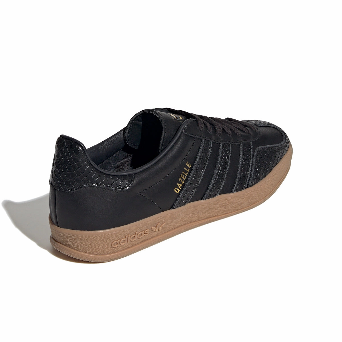 Gazelle Indoor 'Black Gum' Lockdown fit Impact Resistant Toe