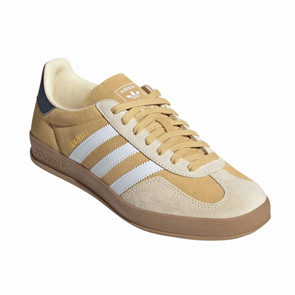 Stretch Woven Collar Non Slip Traction Gazelle Indoor Shoes