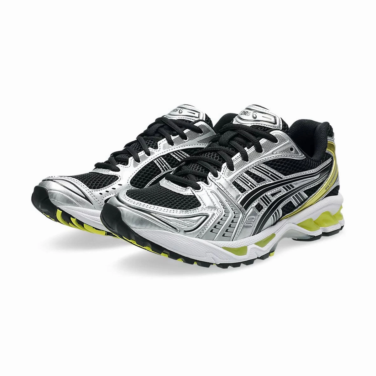 GEL-Kayano 14 'Black Lemon Spark' Skid Resistant Base