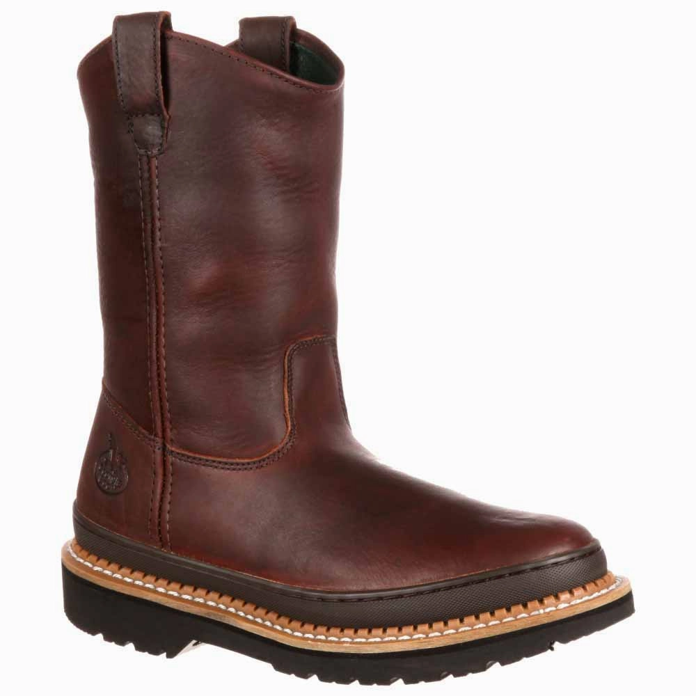 Slip Guard Footwear Georgia Giant 11 Inch Oil Resistant Soft Toe Work Boots