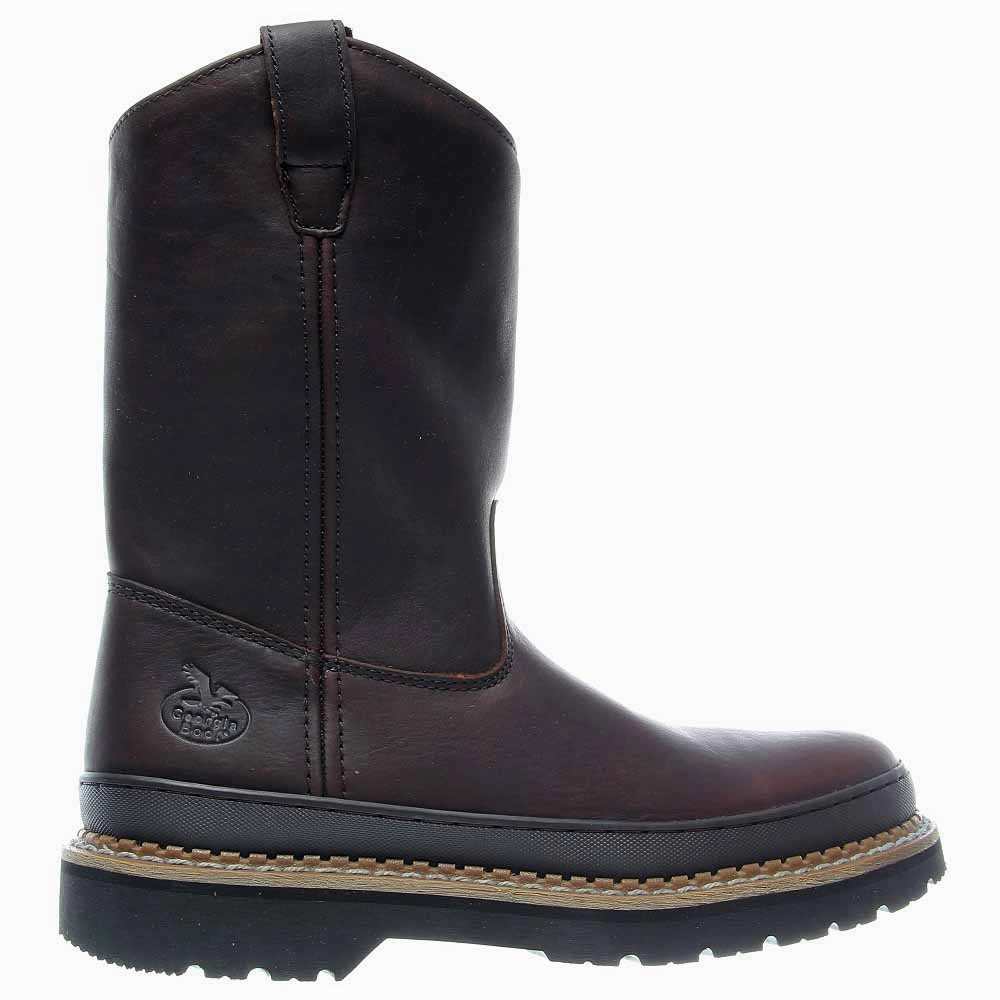 Comfortable Work Boot Heavy-duty Grip Georgia Giant 11 Inch Oil Resistant Soft Toe Work Boots