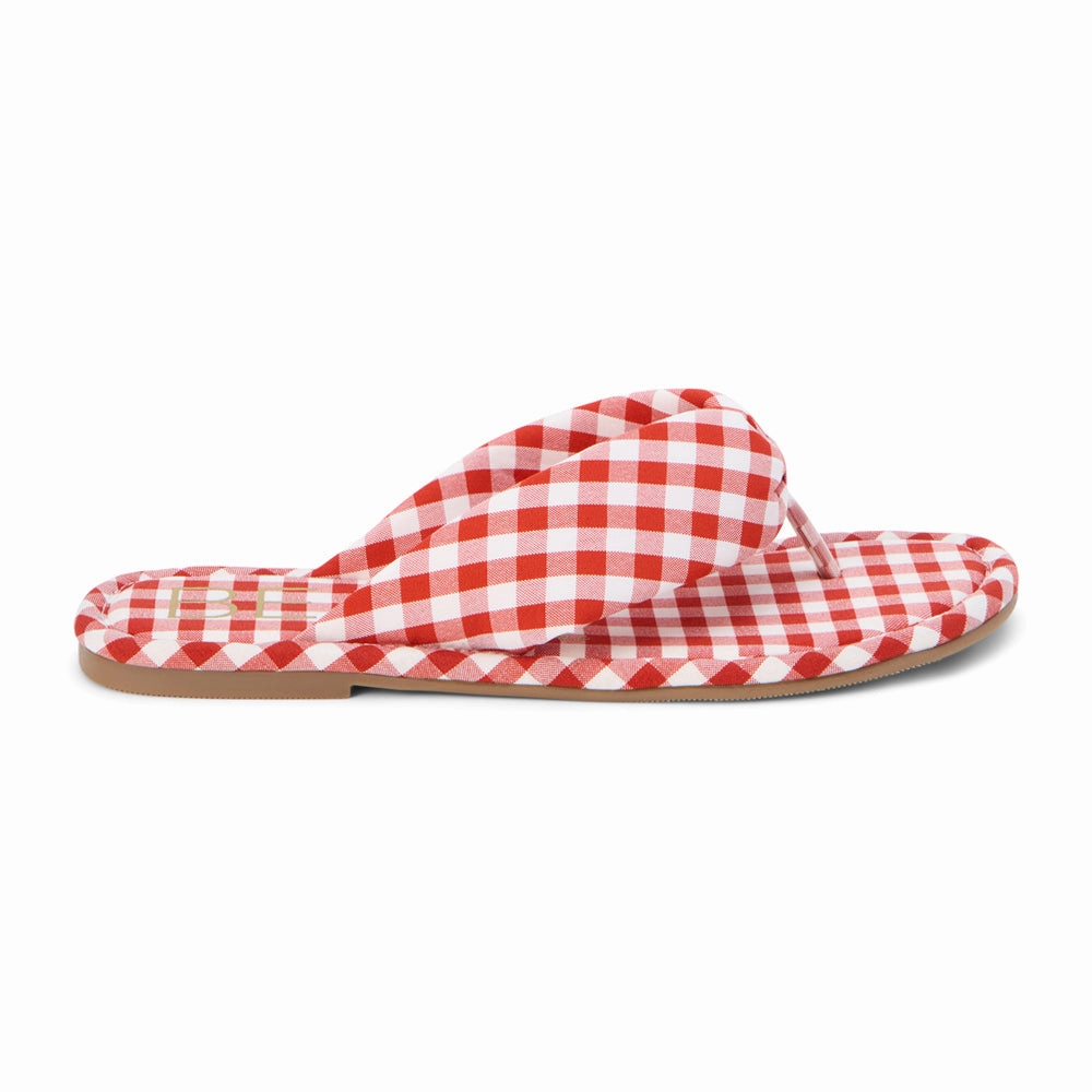 classic user Streamlined silhouette Gidget Gingham Flip Flops