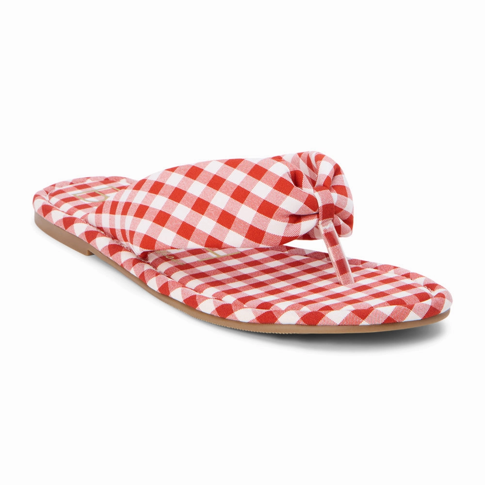 Gidget Gingham Flip Flops cyclists'