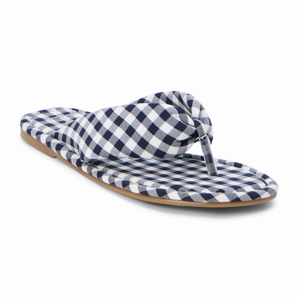 Suitable Gidget Gingham Flip Flops